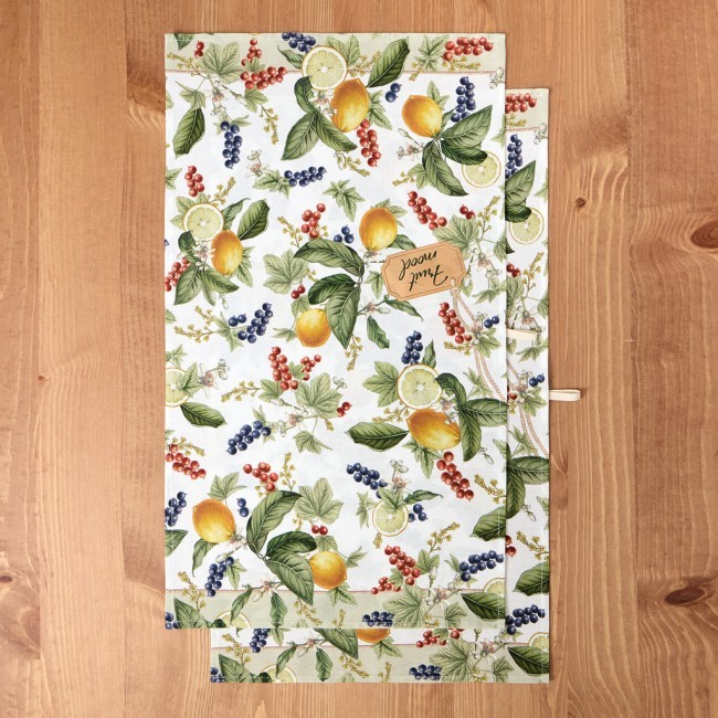 Набор полотенец из 2-х шт "fruit basket",40х70см 100% хлопок,белый,твил Lefard (850-741-62) Набор полотенец из 2-х шт "fruit basket",40х70см 100% хлопок,белый,твил Lefard (850-741-62)