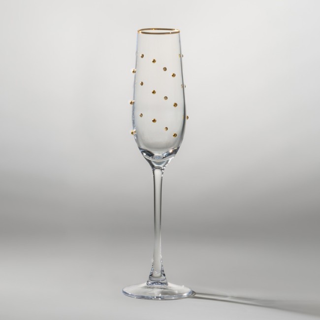 Набор бокалов для шампанского "goldy" из 2 шт. 180 мл Lefard (685-110)
