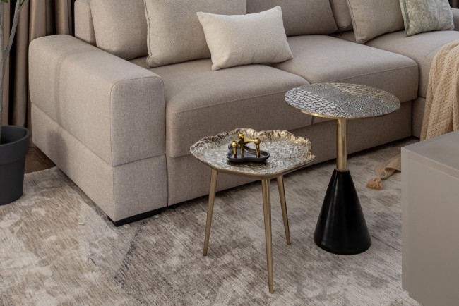 Стол журнальный металл. цвет золото 43*43*39см (TT-00005532)