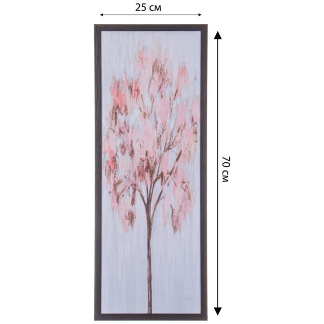 Панно деко-боксы венге с окантовкой 25*70 см Lefard (541-873)