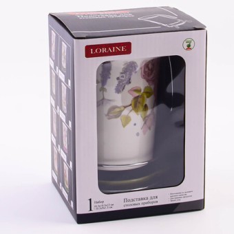 Подставка д/стол/прибор 3пр Розовый сад доломит LR (60264) Подставка д/стол/прибор 3пр Розовый сад доломит LR (60264)