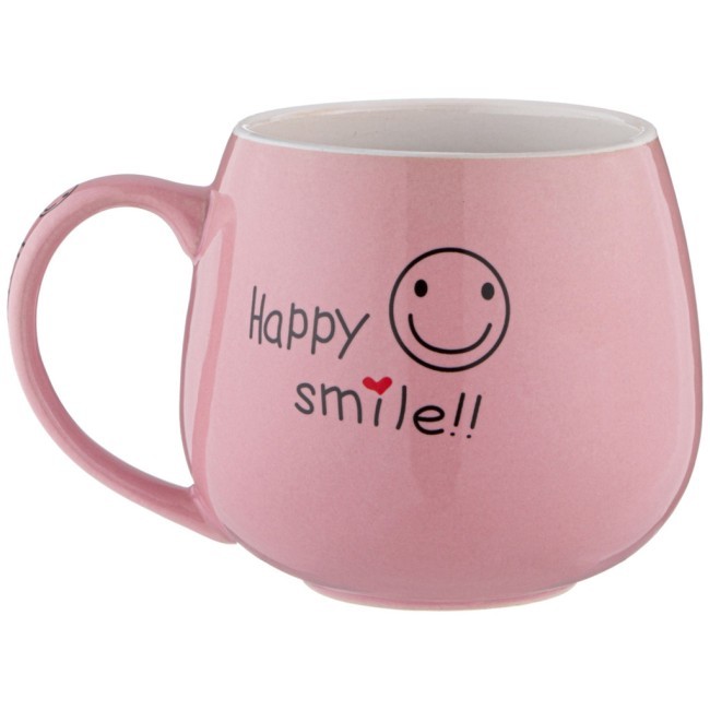 Кружка коллекция "веселый смайлик" 300 мл 9*8,2 см Lefard (155-140)