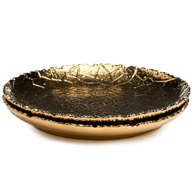 Набор тарелок закусочных lefard "charm" 2 шт. 19*2,5 см (золото) Lefard (779-351)