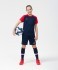 Футболка игровая JOGEL CAMP Reglan Jersey, темно-синий/красный, детский (702255)