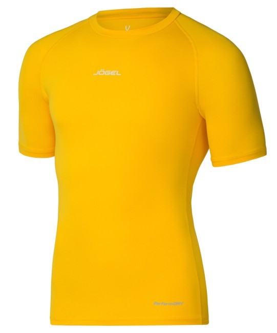 Футболка компрессионная с коротким рукавом JOGEL CAMP PerFormDRY Baselayer SS Tee, желтый (2125188)