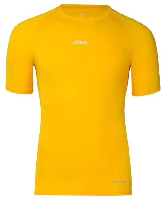 Футболка компрессионная с коротким рукавом JOGEL CAMP PerFormDRY Baselayer SS Tee, желтый (2125188)