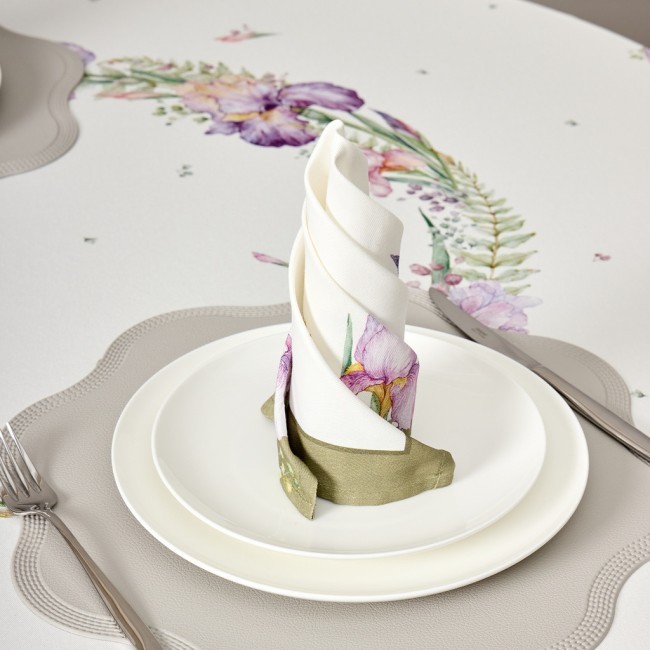 Набор салфеток из 2-х шт "ирисы",40х40см, 100% хлопок,белый,твил, Lefard (850-743-8) Набор салфеток из 2-х шт "ирисы",40х40см, 100% хлопок,белый,твил, Lefard (850-743-8)