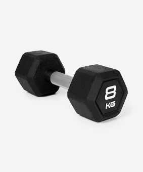 Гантель гексагональная STARFIT DB-301PRO 8 кг, обрезиненная, черный (2115111) Гантель гексагональная STARFIT DB-301PRO 8 кг, обрезиненная, черный (2115111)