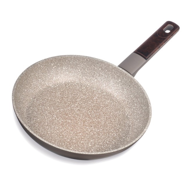 Сковорода с антипригарным покрытием pfluon marble, 24*4,8 см Agness (902-111)