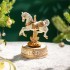 Музыкальная статуэтка "карусель-лошадка" 11,9х11,1х17,2 см Lefard (146-2219)