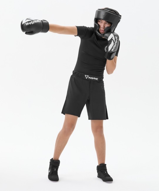 БЕЗ УПАКОВКИ Обувь для бокса INSANE RAPID низкая, черный, детский (1586520)