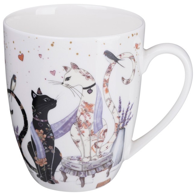 Кружка lefard "лавандовые коты" 430 мл Lefard (425-164)