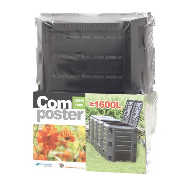 Компостер садовый 1600л Module IKSM1600C-S411 черный (53127)