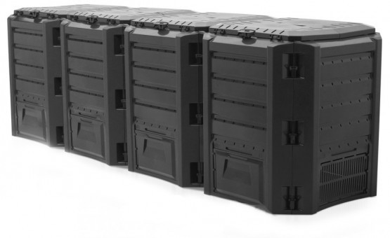 Компостер садовый 1600л Module IKSM1600C-S411 черный (53127)