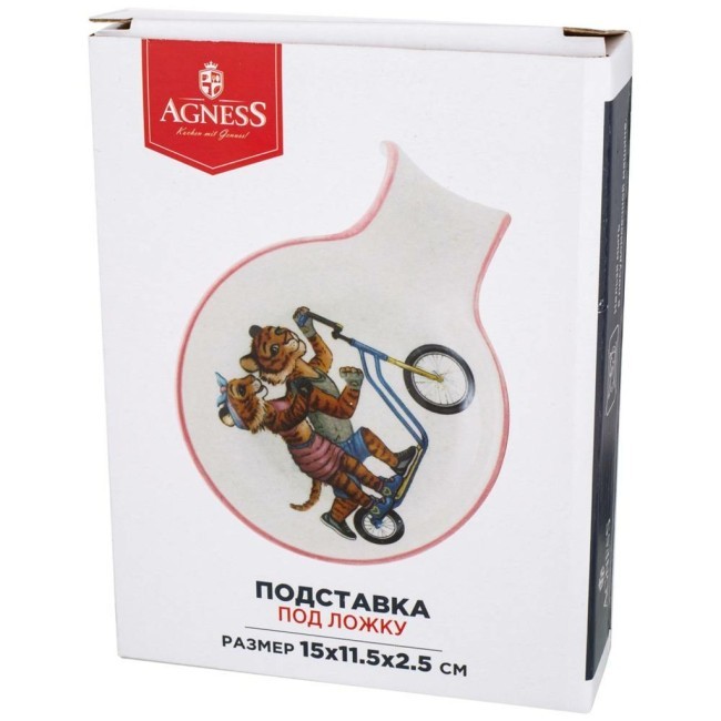 Подставка под ложку "тигриные истории" 15*11,5*2,5 см Agness (358-1910) Подставка под ложку "тигриные истории" 15*11,5*2,5 см Agness (358-1910)