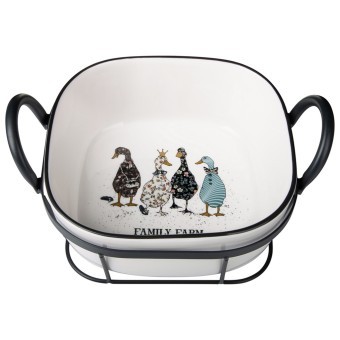 Форма на метал.подставке lefard "family farm" 26,5*21*12,5 cm LEFARD (263-1420)