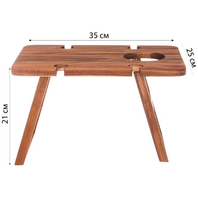 Столик agness сервировочный (винный) акация 35*25,4*21,4 см Agness (897-120) Столик agness сервировочный (винный) акация 35*25,4*21,4 см Agness (897-120)