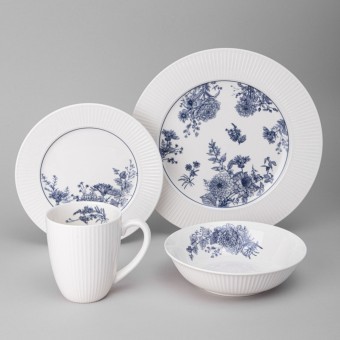 Набор посуды обеденный lefard "royal blue" на 4 пер. 16 пр. Lefard (425-095)