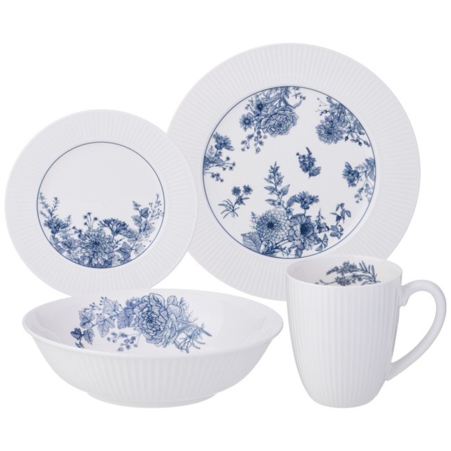 Набор посуды обеденный lefard "royal blue" на 4 пер. 16 пр. Lefard (425-095)