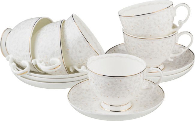 Чайный набор lefard "вивьен" на 6 пер. 12 пр. 250 мл Lefard (264-505) Чайный набор lefard "вивьен" на 6 пер. 12 пр. 250 мл Lefard (264-505)