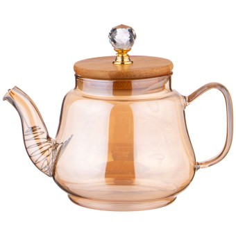 Набор чайников agness "amber" 630/1500 мл цвет:янтарный Agness (889-148)
