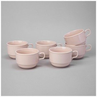 Набор чашек чайных lefard tint 250мл (розовый) 6 шт. Lefard (48-882-1) Набор чашек чайных lefard tint 250мл (розовый) 6 шт. Lefard (48-882-1)