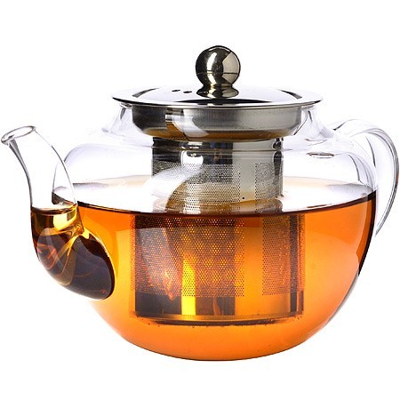 Заварочный чайник 3пр 600мл стек н/с LR (60074) Заварочный чайник 3пр 600мл стек н/с LR (60074)