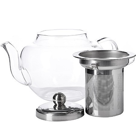 Заварочный чайник 3пр 600мл стек н/с LR (60074) Заварочный чайник 3пр 600мл стек н/с LR (60074)