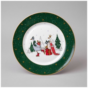 Тарелка обеденная lefard "family christmas" 25 см Lefard (425-205)