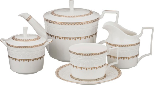 Чайный сервиз на 6 персон 15 пр.1100/350/300/250 мл. Lefard (760-458) Чайный сервиз на 6 персон 15 пр.1100/350/300/250 мл. Lefard (760-458)