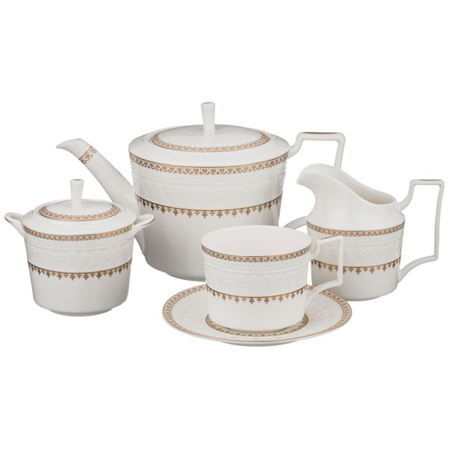 Чайный сервиз на 6 персон 15 пр.1100/350/300/250 мл. Lefard (760-458) Чайный сервиз на 6 персон 15 пр.1100/350/300/250 мл. Lefard (760-458)