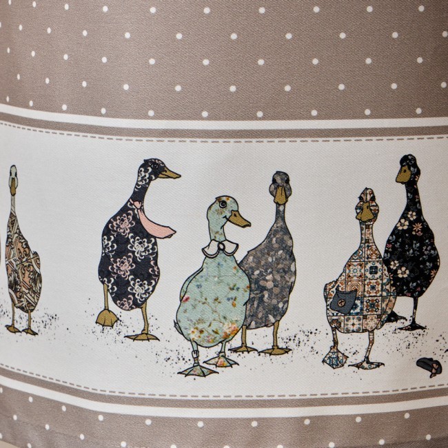 Фартук "family farm",60х70см 100% хлопок, капучино, кайма,твил,пропитка Lefard (850-749-7)