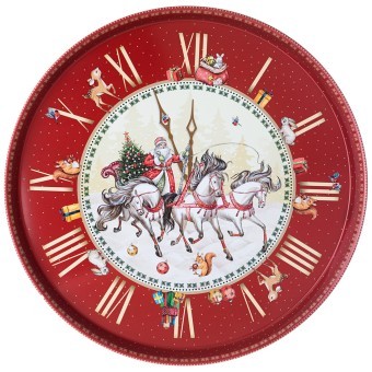 Поднос сервировочный agness "christmas collection " 33*2,1 см Agness (898-140)