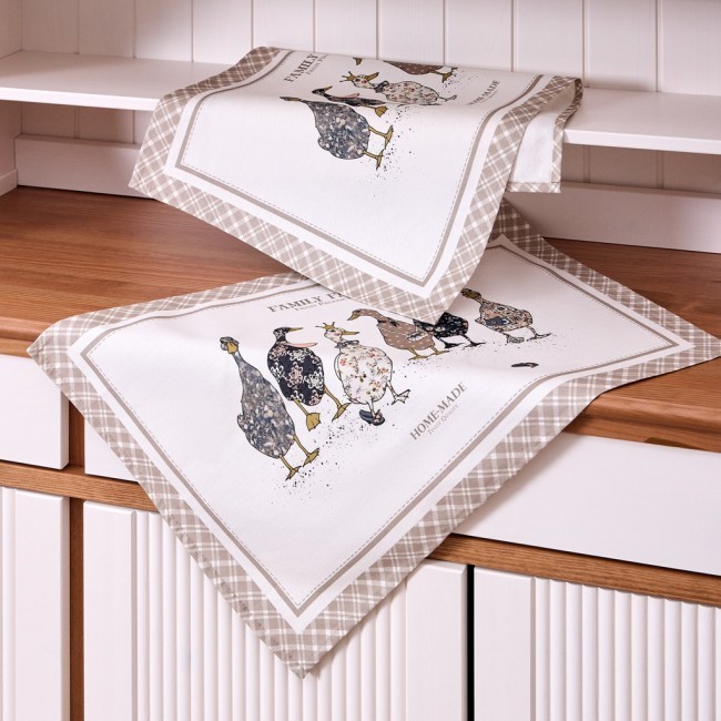 Набор полотенец из 2-хшт "family farm",40х60см, 100% хлопок, клетка,твил Lefard (850-748-61)