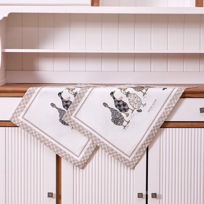 Набор полотенец из 2-хшт "family farm",40х60см, 100% хлопок, клетка,твил Lefard (850-748-61)