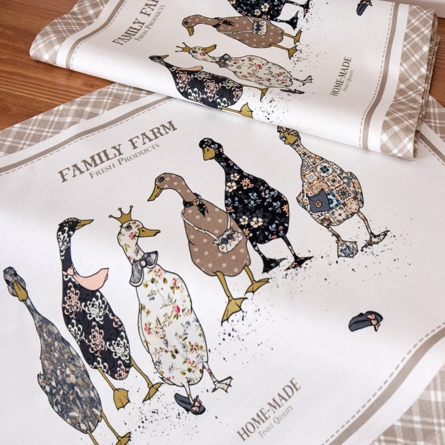 Набор полотенец из 2-хшт "family farm",40х60см, 100% хлопок, клетка,твил Lefard (850-748-61)