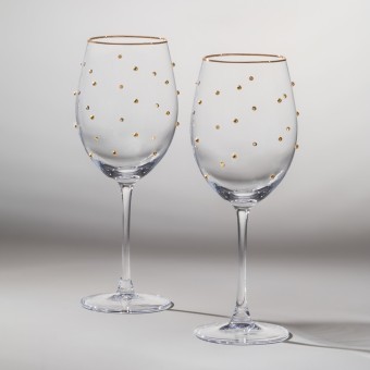 Набор бокалов для вина "goldy" из 2 шт. 540 мл Lefard (685-111)
