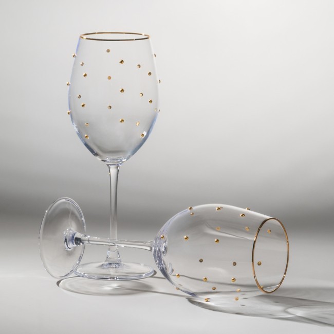 Набор бокалов для вина "goldy" из 2 шт. 540 мл Lefard (685-111)