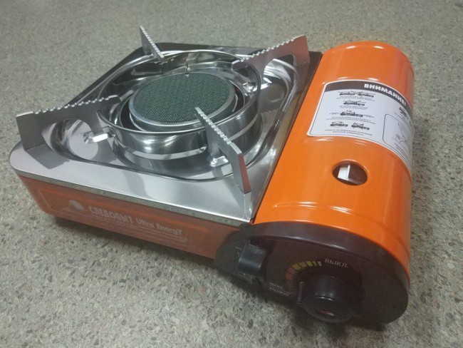 Газовая плитка Следопыт UltraEnergy керамическая PF-GST-IM04 (60017)