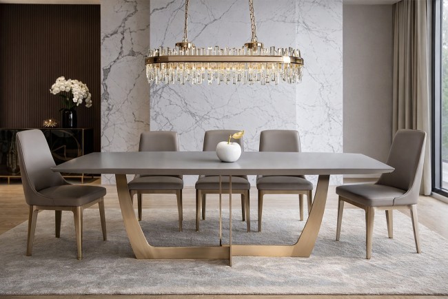 Стул Bel Air светло-серый 46,5*58*81см (TT-00005182)