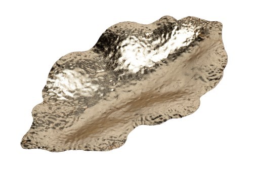 Тарелка декоративная цвет золото 36,2*21*7см (TT-00011824)