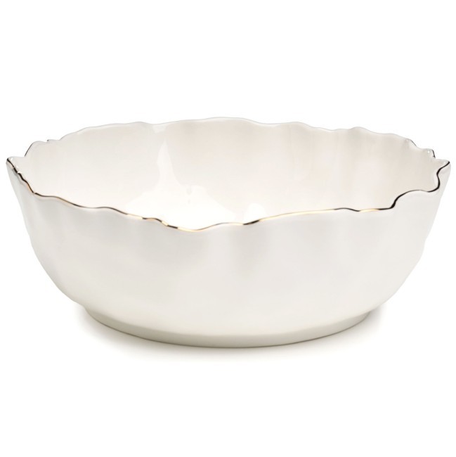 Салатник lefard "charm" 23*7,5 см 1700 мл (с золотой линией) Lefard (779-361)