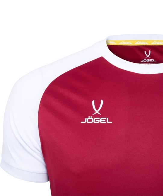 Футболка игровая JÖGEL CAMP Reglan Jersey, гранатовый/белый, детский (702261) Футболка игровая JÖGEL CAMP Reglan Jersey, гранатовый/белый, детский (702261)