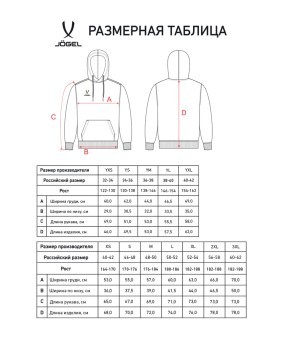 Худи JOGEL ESSENTIAL Cotton Hoodie, серый меланж (2121850) Худи JOGEL ESSENTIAL Cotton Hoodie, серый меланж (2121850)