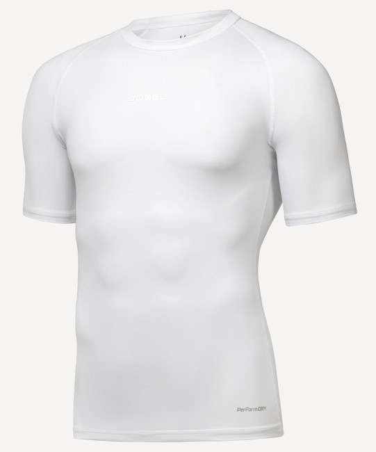 Футболка компрессионная с коротким рукавом JOGEL CAMP PerFormDRY Baselayer SS Tee, белый (2125151)