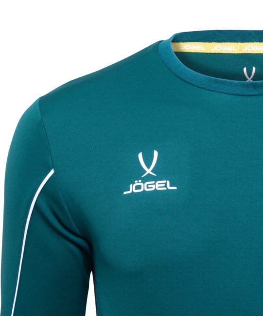 Футболка вратарская JOGEL CAMP GK Padded LS, зеленый/черный/белый, детский (703336)