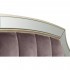 Кровать с зерк.вставками велюр роз-серый 211*189*158см (TT-00001547)