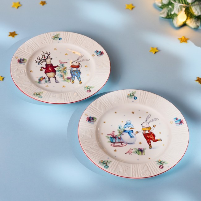 Набор тарелок закусочных lefard "winter story" 2 шт. 20 см Lefard (425-265) Набор тарелок закусочных lefard "winter story" 2 шт. 20 см Lefard (425-265)