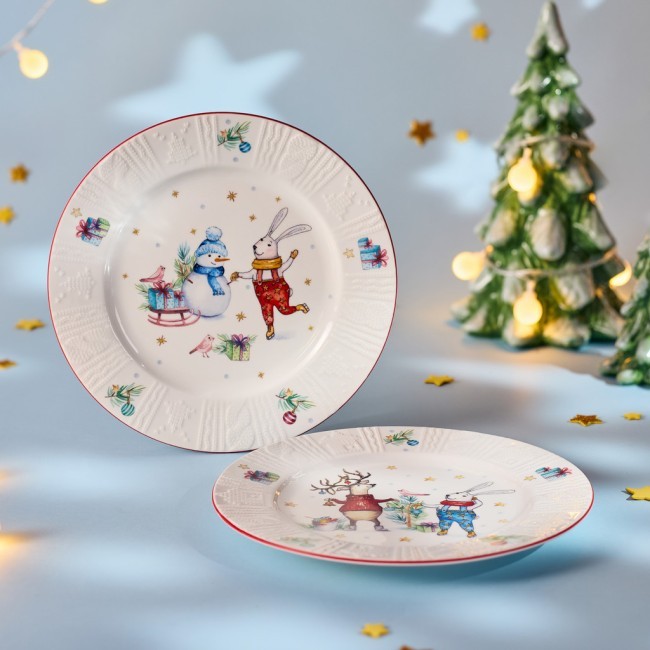 Набор тарелок закусочных lefard "winter story" 2 шт. 20 см Lefard (425-265) Набор тарелок закусочных lefard "winter story" 2 шт. 20 см Lefard (425-265)
