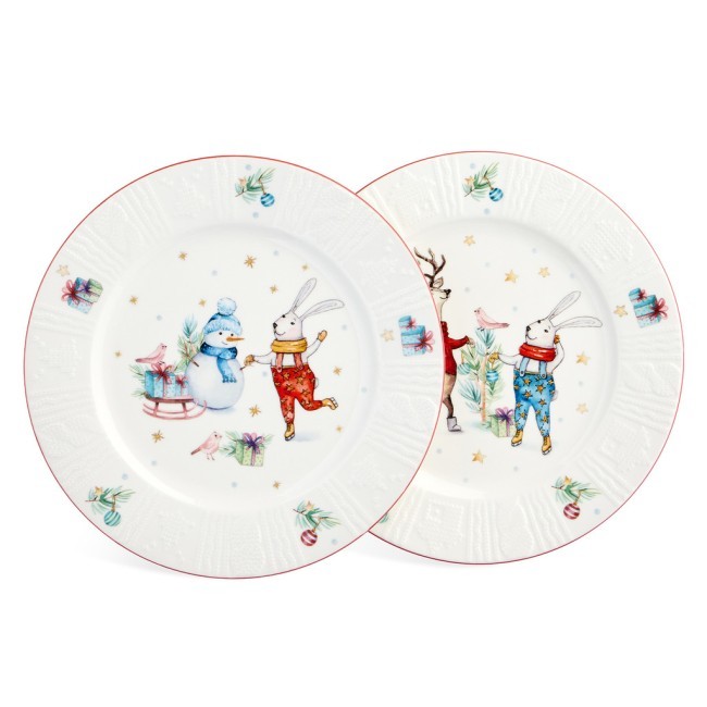 Набор тарелок закусочных lefard "winter story" 2 шт. 20 см Lefard (425-265) Набор тарелок закусочных lefard "winter story" 2 шт. 20 см Lefard (425-265)